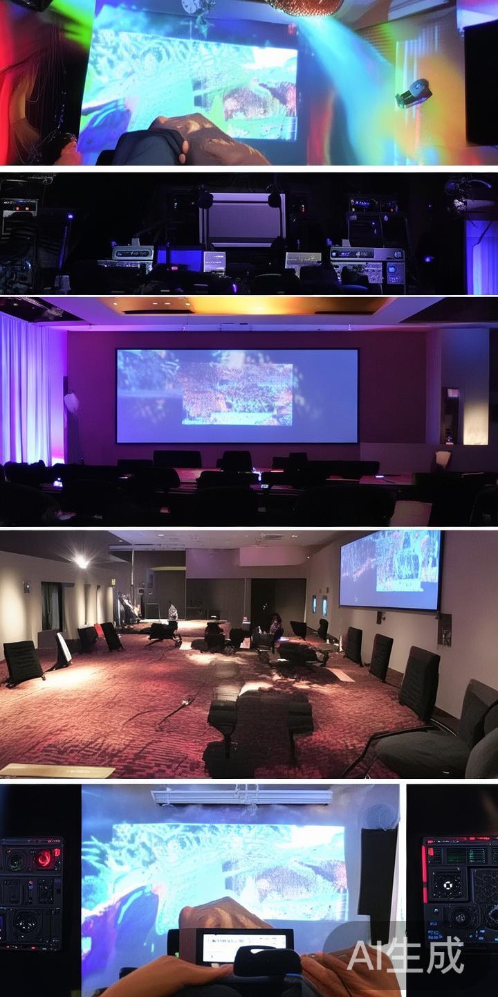 在会议中，要充分利用多媒体工具，例如投影仪、音响设